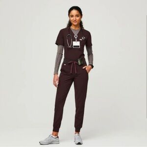 Women's Figs expresso zamora jogger scrub pants